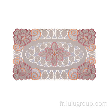 Nouveaux sets de table en dentelle rectangulaire avec motif de conception